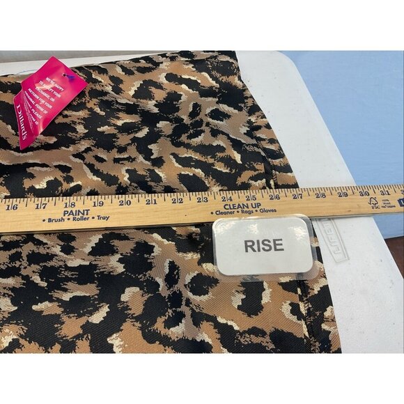 NEW‎ Eliza J Leopard jacquard Pleated full Skirt Size 10 formal festive party - Picture 12 of 13